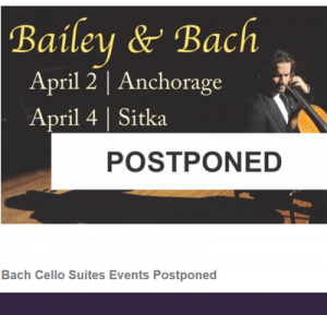 Bailey & Bach postponed