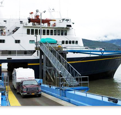 Ferry Columbia at ferry dock