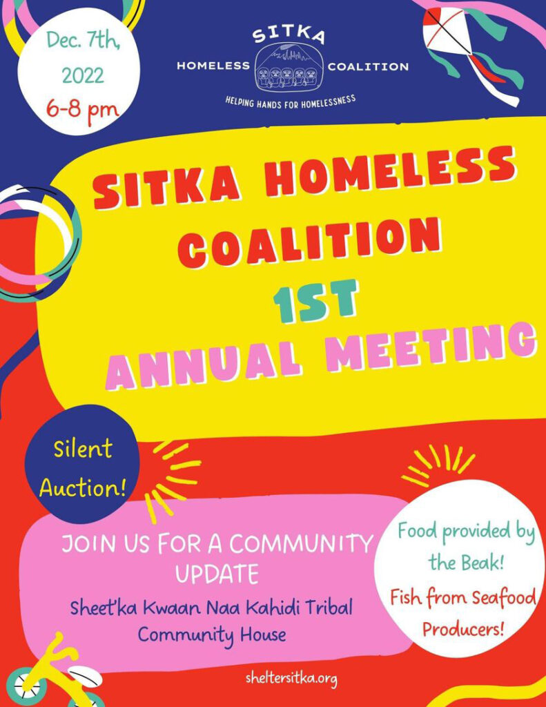 Sitka Homeless Coalition mtg poster image