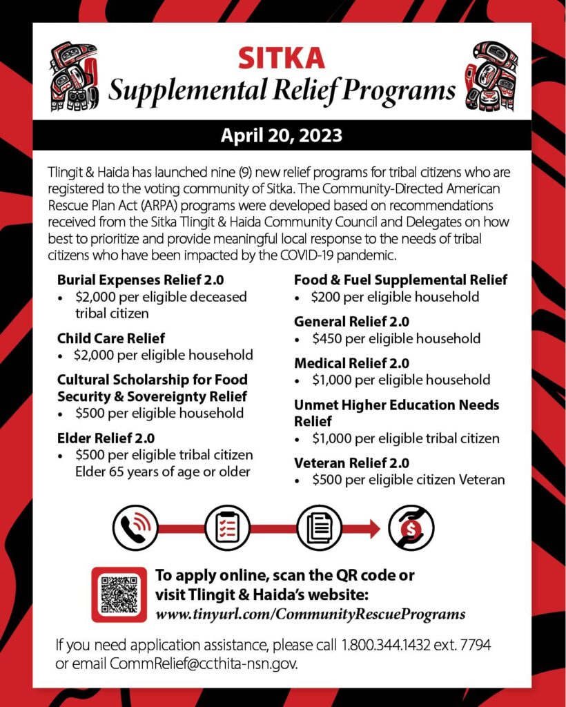 T&H Supplemental Relief Program flier announcement