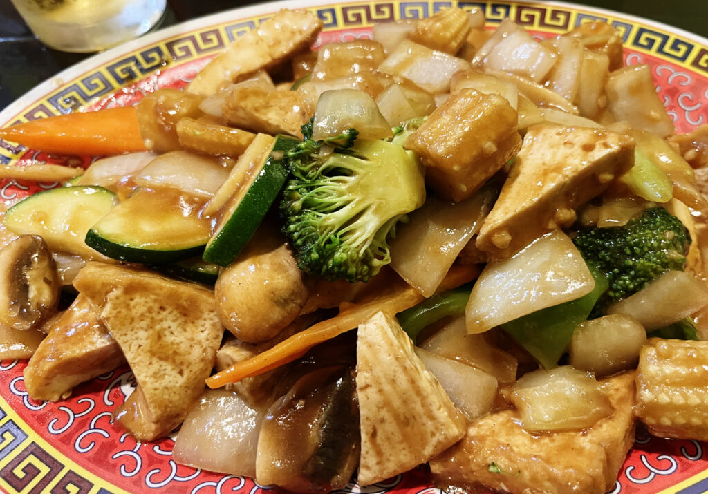 Asian Palace veggies & tofu