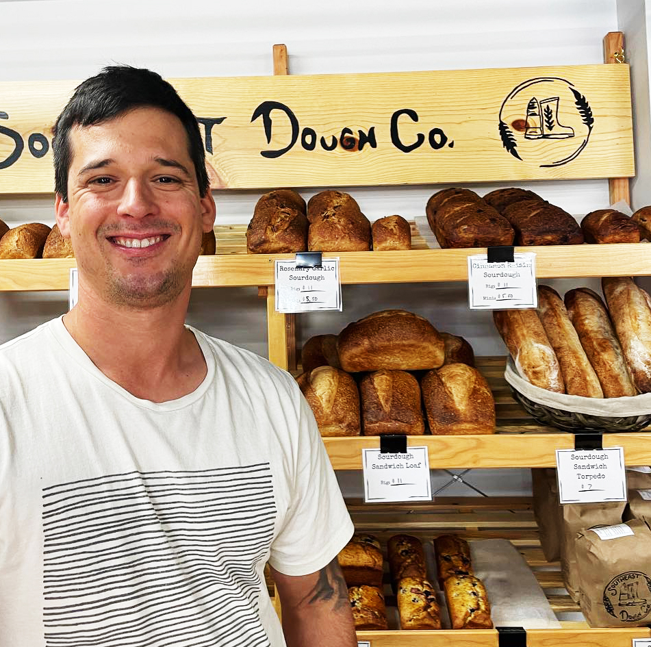 Andrew SE Dough Co by bread rack 09 20 23